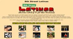 Desktop Screenshot of 8thstreetlatinas.net